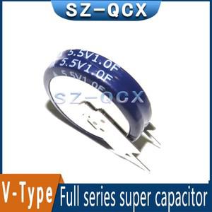 10cs/Lot V 형 패러드 커패시터 5.5v1.0f 슈퍼