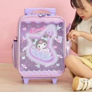 초등학생 귀여운 캐릭터 글로시 투명 캐리어 13인치