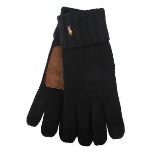 폴로랄프로렌 25FW 남성 시그니처 메리노 울 터치 장갑 블랙 PC0494 002