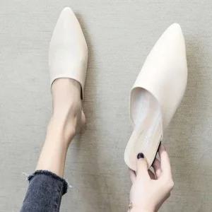 여자 구두 슈즈 코디 바캉스 데이트 뮬슬리퍼 모임