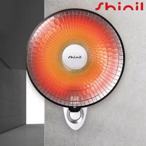 신일 벽걸이 전기 히터 난방기 온열기 사무실 업소용 선풍기 난로 열선풍기