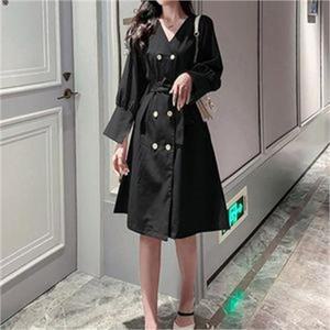 [오노마] ONM 가을 여자 트랜치 코트 직장인 아우터 패션 하객룩