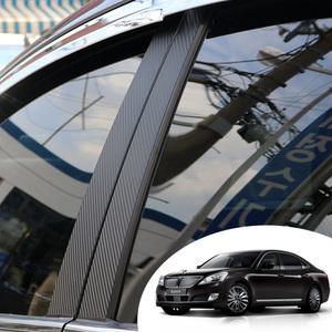 에쿠스 프레스티지 BC필러 포스트 자동차 창문 윈도우 기둥 몰딩 포인트 스크레치 방지 데칼 컬러 스티커 국산 원단지