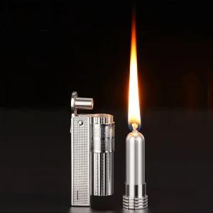 지포 라이터 YF201 부싯돌 점화 기름 충전식 방풍 성냥 라이타