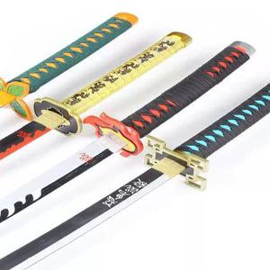 비포쉬프팅 귀멸의 칼날 흑도 검 칼 일륜도 모형 코스프레 탄지로 기유 시노부 렌고쿠 요리이