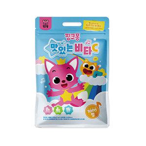핑크퐁 맛있는 비타C 1000정 벌크 대용량 아이들 간식 맛있는 캐릭터 멀티비타민