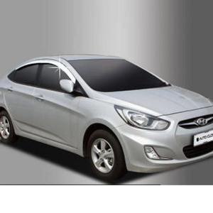 [IX54EJ4K_56]크롬 선바이저 엑센트썬바이저 빗물받이 4P