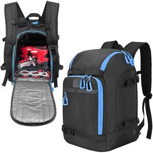 스노우 부츠, 스키 헬멧, 장갑, 고글, 장비를 위한 여행용 WOLT 부츠 백팩 50L 스노보드