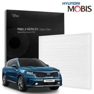현대모비스 쏘렌토 MQ4 에어컨필터 PM0.3 E11
