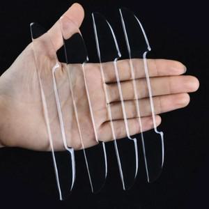 자동차 도어 투명한 충돌 방지 보호대 바 스티커 Rearew 뷰 미러 커버 보호 StripSide Edge Protection Gua
