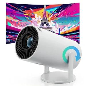 미니 스마트 비전 빔 프로젝터 앱 내장 WiFi 6 블루투스 5.0 720P 1.24M 프로젝션 거리 101.6cm330.2cm40인