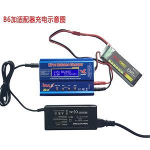 IMAX 배터리 충전기 Lipo NiMh 리튬 이온 Ni-Cd 디지털 RC B6 Lipro 밸런스 충전기 방전기 + 12V 5A 어댑터