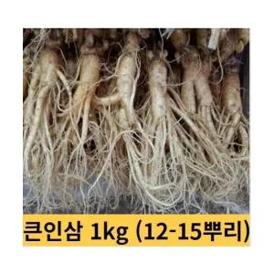 큰인삼 수삼 5 6년근 인삼 1kg 12-15뿌리 금산인삼 세척수삼