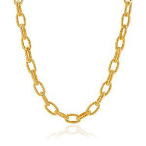 갤러리아 여자 순금 목걸이 체인 볼드 루프 24K 56.25g 18K장식