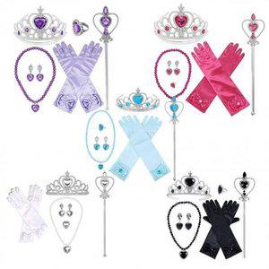 공주세트 생일왕관 장갑 파티 소품