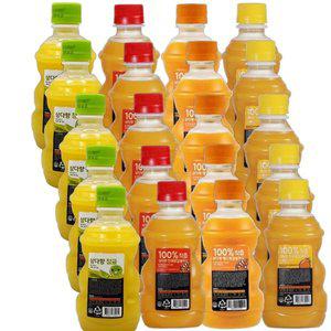 [기타]제주 삼다향 착즙 감귤주스 320ml 4종 혼합20입 (한라봉5입+천혜향5입+청귤5입+레드향5입)