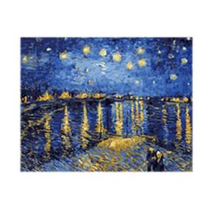 DIY명화그리기 페인팅 아를의별이빛나는밤에 40X50/그리기/그림/세트/명화/색칠/하기/취미/생활/캔버스/DIY