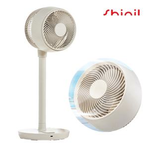 신일 써큘레이터 선풍기 (베이지)_ BLDC 3D 입체회전 가정용 사무실 스탠드형