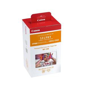 Canon RP-108 컬러 잉크/종이 세트, Selphy CP910/CP820/CP1200/CP1300/CP1500과 호환 가능