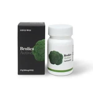 [브로리코] 브로리코 액티브 브로콜리 영양제 27g(300mg x90입) x1개 1개월분