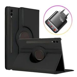 갤럭시탭S10 FE 플러스 크로스 레더 케이스+Toocki 40W 고속충전기 (WFK2L32)