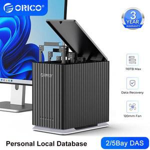 5베이 HDD 도킹 스테이션 5인치 SATA 하드 드라이브 케이스 HD 외장 SSD 인클로저 USB 타입 DAS