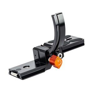 포토프로 카메라 수직 브래킷, 삼각대 장착 링 렌즈 마운트, DSLR SLR용 회전식 칼라 마운트 플레이트, 아르카 타입에 맞는 64.8mm 수평 및 수직, 주황색 지원