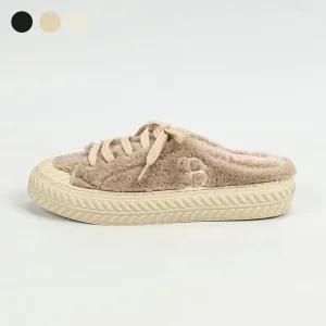 페조 털 블로퍼 퍼 뮬 스니커즈