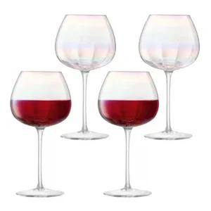 LSA 펄 레드 와인잔 4P 코스트코
