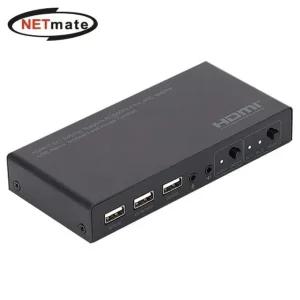 4K 60Hz HDMI 2.0 KVM 2대1 스위치(USB) (WF893B9)