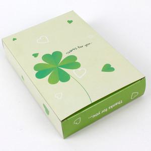 종이케이스 (클로버) 선물 포장박스 타올케이스 답례품상자