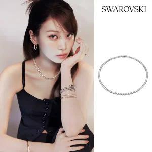 [롯데백화점]스와로브스키 [본사정품] Matrix Tennis 로듐 목걸이M 5681796