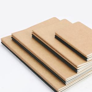 A5 B5 A4 빈티지 크라프트 표지 종이 드로잉 그림 그리기 무선 무지 민자 미색 노트 공책 연습장 메모장