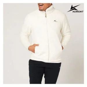 [코몽트] 남녀공용  쉘파 하이넥 후리스 자켓_아이보리_01