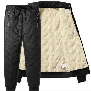 패딩 융털 기모 바지 상하세트 후드 집업 오버핏 두툼