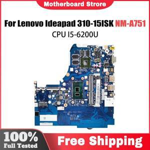 레노버 아이디어패드용 NM-A751 노트북 메인보드, I5-6200U CPU, 5B20L35898, 4G GPU, 15 인치, 310-15ISK