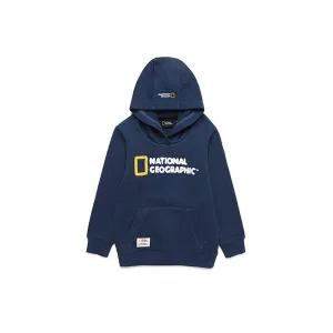 내셔널지오그래픽키즈 N194KHD020 루코스 빅로고 후드 BLUE 399910