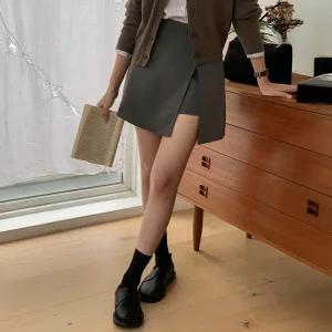 [코코블랑] 이앤 트임 스커트(팬츠안감)