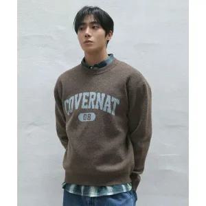 커버낫 COVERNAT 추영우 센터 아치로고 니트 Brown CO2503KT02BR 362715