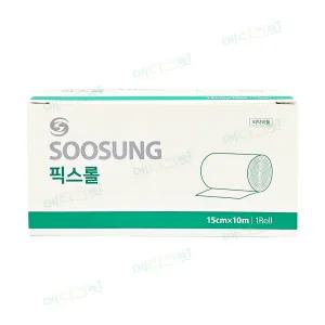 수성 픽스롤 15cm x 10m(6인치) / 픽싱롤 부드러운 천 반창고 슈퍼픽스 부직반창고