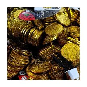 모형 금화 세트 100p 가짜 코인 주화 동전 보물섬 해적 어린이 장난감 전시 촬영소품