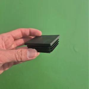 각파이프 사각캡 마개 플라스틱 PVC 각관 50X50 파이프 제 마무리 사각 개 캡 용 마감