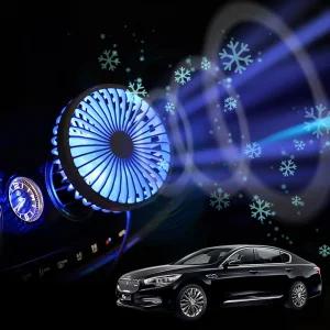 K9 차량용 송풍구 호환 선풍기 시즌3여름 운전 트럭 자동차팬 차량 자동차용 USB 쿨링 용선풍기 카팬 카펜