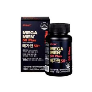 GNC 메가맨 50+ 멀티비타민  남성 선물 60정