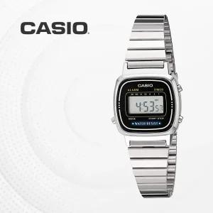 카시오 CASIO LA670WA-1 여성용 메탈밴드 빈티지시계 블랙 LA-670WA-1