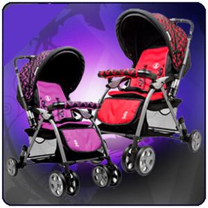 세도나비 컴포트유모차 3단등받이 완충장치 셀프스탠딩 디럭스유모차 발판조절 휴대용