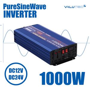 캠핑 차박 낚시 필수품 벨류텍 1000W 순수정현파 차량용 인버터 VIP-1000 220V