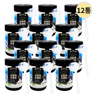 팔레오 오리진 산양유프로틴 분말 베타카제인 bcaa 오스트리아산 단백질 360g 12통(스푼포함)
