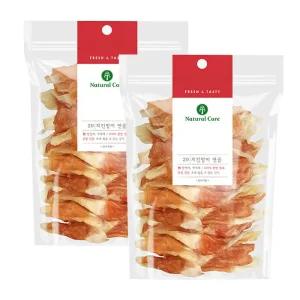 네츄럴코어 치킨말이 연골 140g x 2개 애견간식