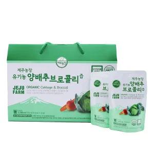 [오렌지나무]제주농장 유기농 제주 양배추 브로콜리즙 100ml 30포